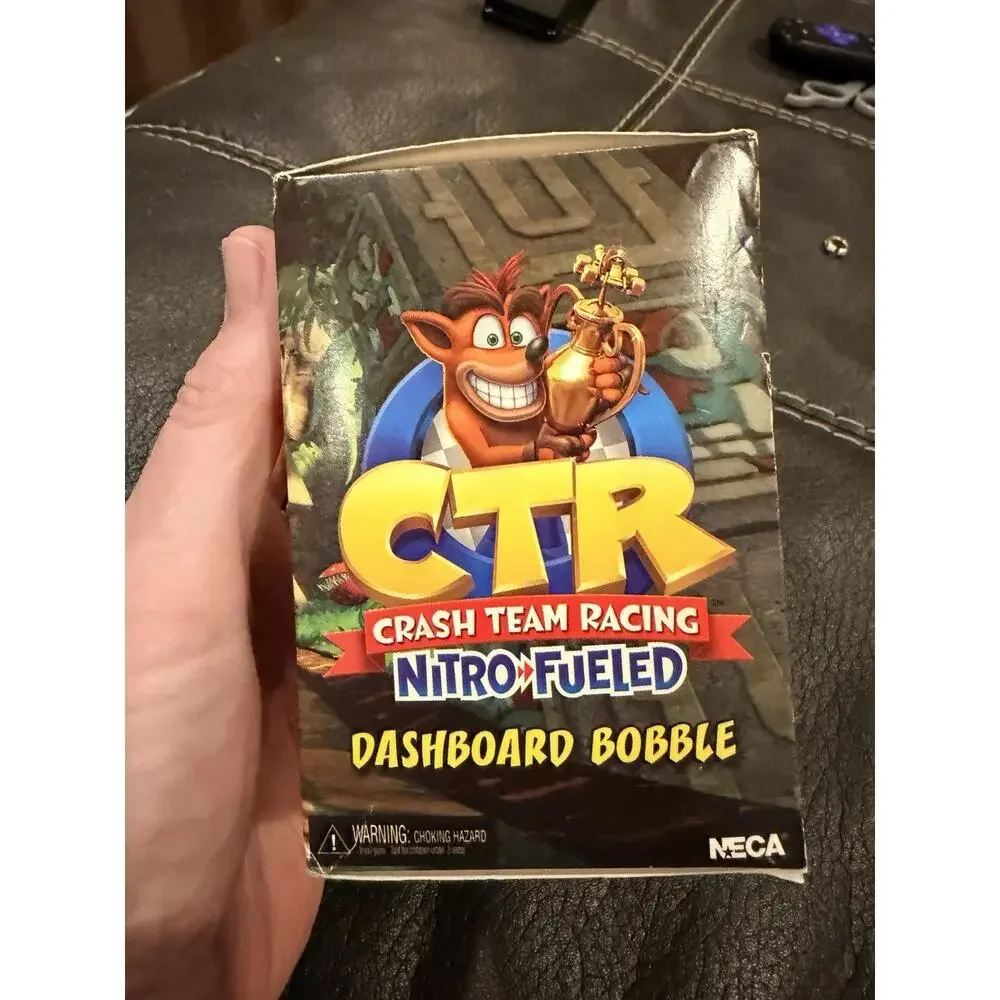 CTR Crash Team Racing Nitro Fueled Dashboard Bobble Head NECA GameStop Promo